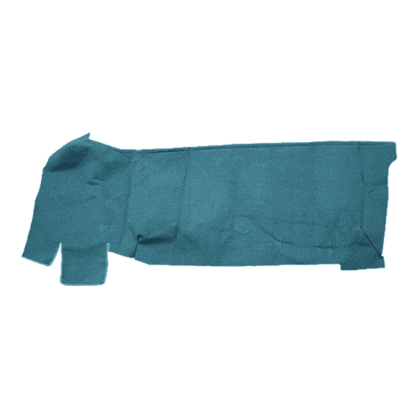 Illustration of 1967-1972 Chevrolet C10 Pickup Loop Gas Tank Cover - 1 Piece in 09 Medium Blue, digitally recolored from the ACC supplier photo.