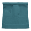 Illustration of 1975-1979 Dodge D100 Reg Cab 2WD 4spd Cutpile Molded Carpet - 1 Piece in 802 Blue, digitally recolored from the ACC supplier photo.