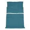 Illustration of 1973 Chevrolet K10 Suburban 4WD Loop Passenger Area Carpet - 2 Piece in 09 Medium Blue, digitally recolored from the ACC supplier photo.