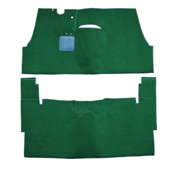 Illustration of 1954-1956 Oldsmobile Super 88 ACC Daytona cut-and-sewn carpet in 7163 Light Green - actual product may vary