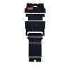 Illustration of 1955 Chevrolet Bel Air ACC Daytona cut-and-sewn carpet in 7154 Dark Blue - actual product may vary