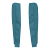 Illustration of 1968-1976 Chevrolet Corvette Door Panel Inserts Loop Carpet - 2 Piece in 09 Medium Blue, digitally recolored from the ACC supplier photo.