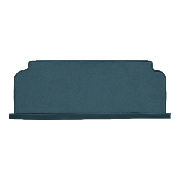 Illustration of 1983-1991 GMC S15 Jimmy Fold Downs Cutpile Carpet - 1 Piece in 7766 Blue, digitally recolored from the ACC supplier photo.