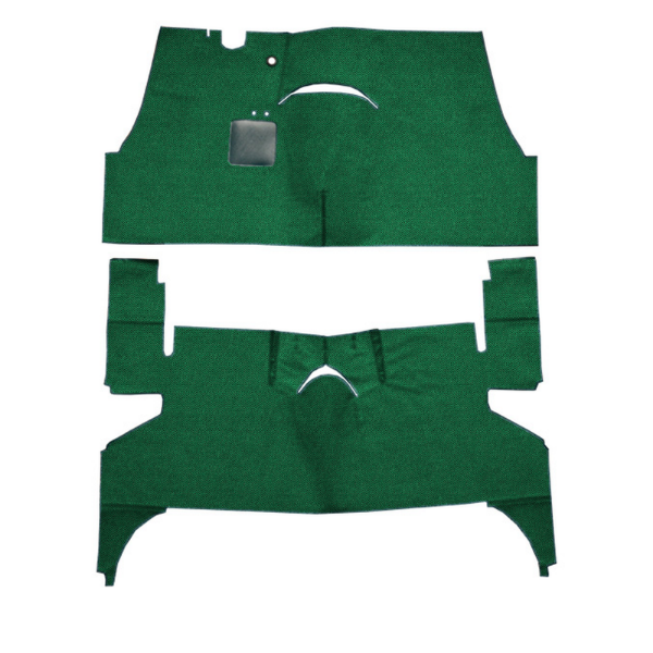 Illustration of 1955-1956 Oldsmobile 88 ACC Daytona cut-and-sewn carpet in 7163 Light Green - actual product may vary