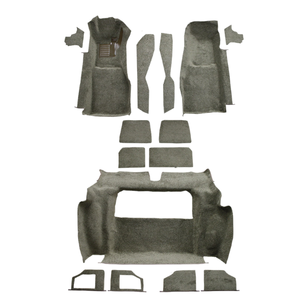 1982 Chevrolet Corvette ACC 82 Vet Cutpile molded carpet - ACC supplier photo in its original colors