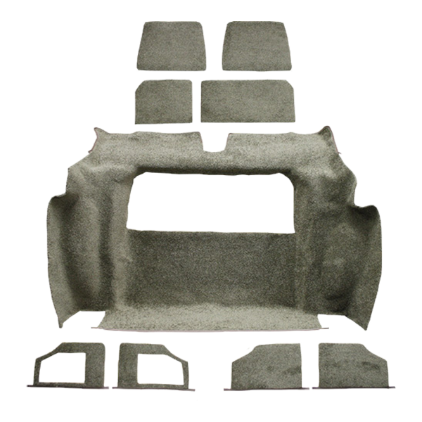 1982 Chevrolet Corvette ACC 82 Vet Cutpile rear area carpet - ACC supplier photo in its original colors