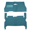Illustration of 1955-1956 Buick Super 4DR Sedan Loop Carpet - 2 Piece in 09 Medium Blue, digitally recolored from the ACC supplier photo.
