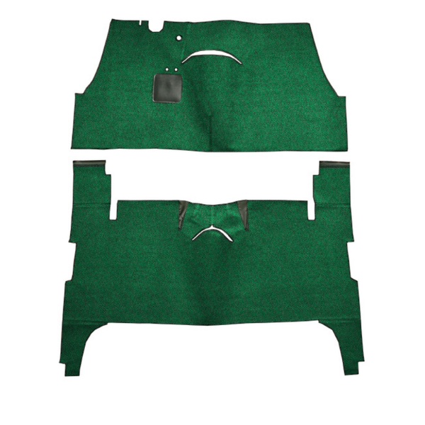 Illustration of 1954-1956 Oldsmobile 88 ACC Daytona cut-and-sewn carpet in 7163 Light Green - actual product may vary