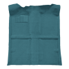 Illustration of 1979-1982 Dodge D50 Reg Cab 2WD Cutpile Molded Carpet - 1 Piece in 802 Blue, digitally recolored from the ACC supplier photo.