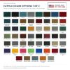 ACC Cutpile color options 1-53 of 105, available for this listing as a Cutpile option at no extra charge - Proudly Made in the USA