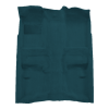 Illustration of 1978-1983 American Motors Concord 2DR Coupe/Hatchback Auto Cutpile Molded Carpet - 1 Piece in 818 Ocean Blue / Bright Blue, digitally recolored from the ACC supplier photo.