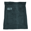 Illustration of 1980-1988 American Motors Eagle 2DR/4DR Cutpile Molded Carpet - 1 Piece in 839 Federal Blue, digitally recolored from the ACC supplier photo.