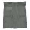 Illustration of 1987-1993 Dodge Ram 50 Reg Cab 4WD Cutpile Molded Carpet - 1 Piece in 807 Dark Gray, digitally recolored from the ACC supplier photo.
