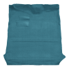 Illustration of 1953-1956 Ford F-100 Reg Cab 2WD Auto/3spd Column Shift Loop Molded Carpet - 1 Piece in 09 Medium Blue, digitally recolored from the ACC supplier photo.