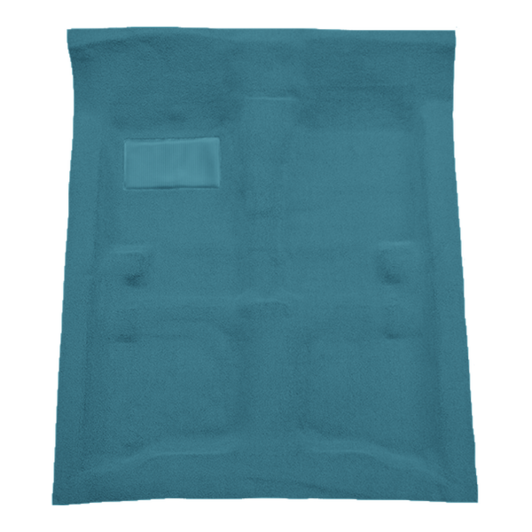 Illustration of 1961-1963 Buick Special 2DR Hardtop/Sedan Auto Loop Molded Carpet - 1 Piece in 09 Medium Blue, digitally recolored from the ACC supplier photo.