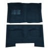 Illustration of 1965 Dodge 880 Custom 2DR/4DR Loop Molded Carpet - 2 Piece in 07 Dark Blue, digitally recolored from the ACC supplier photo.