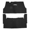 Illustration of 1954-1956 Oldsmobile Super 88 ACC Loop cut-and-sewn carpet in 01 Black, digitally recolored from the ACC supplier photo
