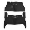 Illustration of 1954-1956 Oldsmobile Super 88 ACC Loop cut-and-sewn carpet in 01 Black, digitally recolored from the ACC supplier photo