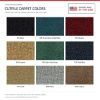 ACC Cutpile color options for this listing - Proudly Made in the USA