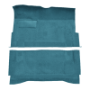 Illustration of 1966-1970 Oldsmobile Toronado Loop Molded Carpet - 2 Piece in 09 Medium Blue, digitally recolored from the ACC supplier photo.