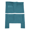 Illustration of 1966-1970 Chevrolet Caprice 4DR Wagon Auto Loop Molded Carpet - 2 Piece in 09 Medium Blue, digitally recolored from the ACC supplier photo.