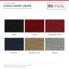 ACC Cutpile color options for this listing - Proudly Made in the USA