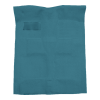 Illustration of 1955-1957 Chevrolet Bel Air 2DR/4DR Sedan/Wagon 1 Piece Loop Molded Carpet - 1 Piece in 09 Medium Blue, digitally recolored from the ACC supplier photo.