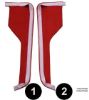 1984-1989 Chevrolet Corvette ACC Cutpile door panel inserts - ACC product photo