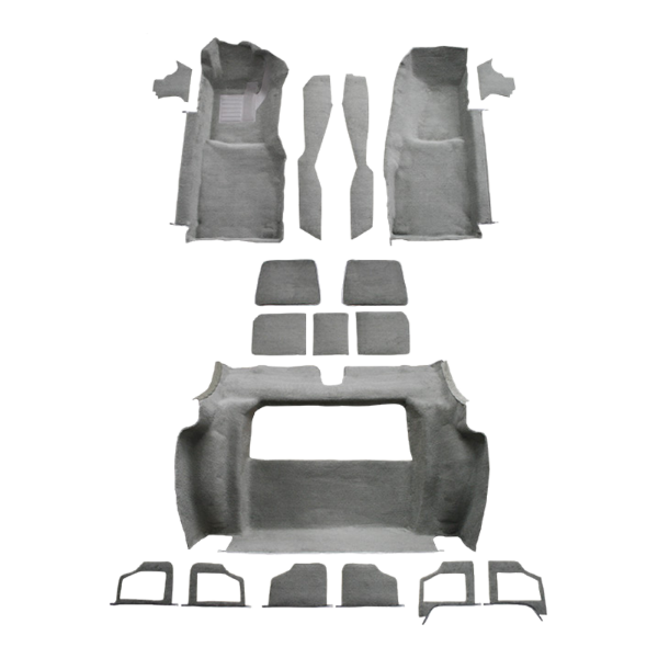 1978 Chevrolet Corvette ACC Cutpile molded carpet - ACC supplier photo in its original colors