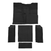Illustration of 1959-1973 Jeep CJ5 ACC Loop molded carpet in 01 Black, digitally recolored from the ACC supplier photo