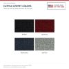 ACC Cutpile color options for this listing - Proudly Made in the USA