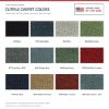 ACC Cutpile color options for this listing - Proudly Made in the USA