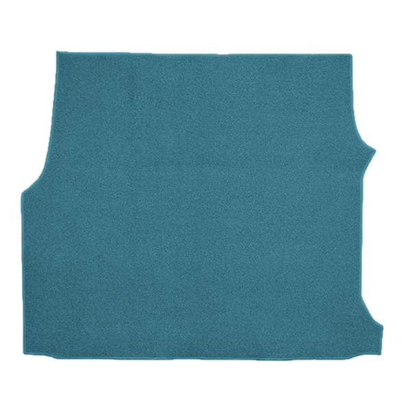 Illustration of 1962-1967 Chevrolet Chevy II 4DR Wagon with Surged Edges Cargo Area Loop Carpet - 1 Piece in 09 Medium Blue, digitally recolored from the ACC supplier photo.