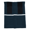 Illustration of 1969-1971 Ford Torino GT 2DR Convertible Auto with 2 Dark Blue Inserts Loop Molded Carpet - 2 Piece in 07 Dark Blue, digitally recolored from the ACC supplier photo.