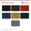 ACC Cutpile color options for this listing - Proudly Made in the USA