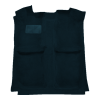Illustration of 1982-1983 Chrysler LeBaron 2DR Convertible Cutpile Molded Carpet - 1 Piece in 8022 Blue, digitally recolored from the ACC supplier photo.