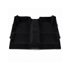 Representative illustration of 1983-1984 Chrysler Executive Sedan Limousine Front Pass Area Cutpile Molded Carpet - 1 Piece in 801 Black. Actual product may vary.
