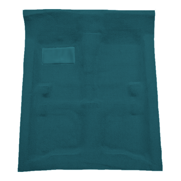Illustration of 1963 Oldsmobile Jetfire 2DR Hardtop/Sedan Auto Loop Molded Carpet - 1 Piece in 17 Bright Blue, digitally recolored from the ACC supplier photo.
