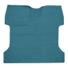 Illustration of 1957-1960 Ford F-100 Reg Cab 2WD w/o Gas Tank in Cab Low Tunnel Loop Carpet - 1 Piece in 09 Medium Blue, digitally recolored from the ACC supplier photo.