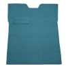 Illustration of 1947-1954 GMC Truck Reg Cab w/o Gas Tank in Cab Full Floor Loop Carpet - 1 Piece in 09 Medium Blue, digitally recolored from the ACC supplier photo.