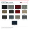 ACC Cutpile color options for this listing - Proudly Made in the USA