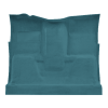 Illustration of 1975-1978 GMC C15 Reg Cab 2WD Auto 400 Trans Column Shift Cutpile Molded Carpet - 1 Piece in 802 Blue, digitally recolored from the ACC supplier photo.