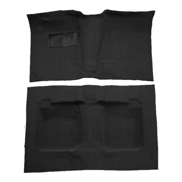 Illustration of 1959-1960 Buick LeSabre ACC Loop molded carpet in 01 Black, digitally recolored from the ACC supplier photo