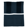 Illustration of 1970-1971 Ford Torino GT 2DR Convertible 4spd with 2 Dark Blue Inserts Loop Molded Carpet - 2 Piece in 07 Dark Blue, digitally recolored from the ACC supplier photo.