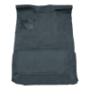 Illustration of 1987-1996 Ford F-150 Ext Cab 4WD 4spd Gas or Diesel Cutpile Molded Carpet - 1 Piece in 8082 Crystal Blue, digitally recolored from the ACC supplier photo.