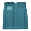 Illustration of 1969-1970 Mercury Monterey 2DR Auto Loop Molded Carpet - 1 Piece in 09 Medium Blue, digitally recolored from the ACC supplier photo.