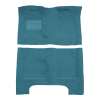 Illustration of 1967 Plymouth Valiant Signet 2DR 4spd with Tails Loop Molded Carpet - 2 Piece in 09 Medium Blue, digitally recolored from the ACC supplier photo.