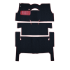 Illustration of 1956 Chevrolet Bel Air ACC Daytona passenger area carpet in 7154 Dark Blue - actual product may vary