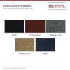 ACC Cutpile color options for this listing - Proudly Made in the USA