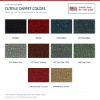 ACC Cutpile color options for this listing - Proudly Made in the USA